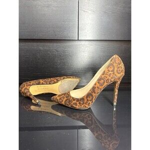 Kardashian Kollection Leopard print pointed toe pumps heels